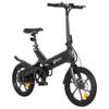 DYU A16 Electric Bike, 250W Motor, 36V 10Ah Battery, 16-inch Tire, 25km/h Max Speed, 55km Range, Dual Disc Brakes - Black