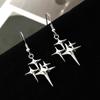 Trendy 2024 Summer Star Cross Earrings for Women - Sweet, Cool, and Spicy Style