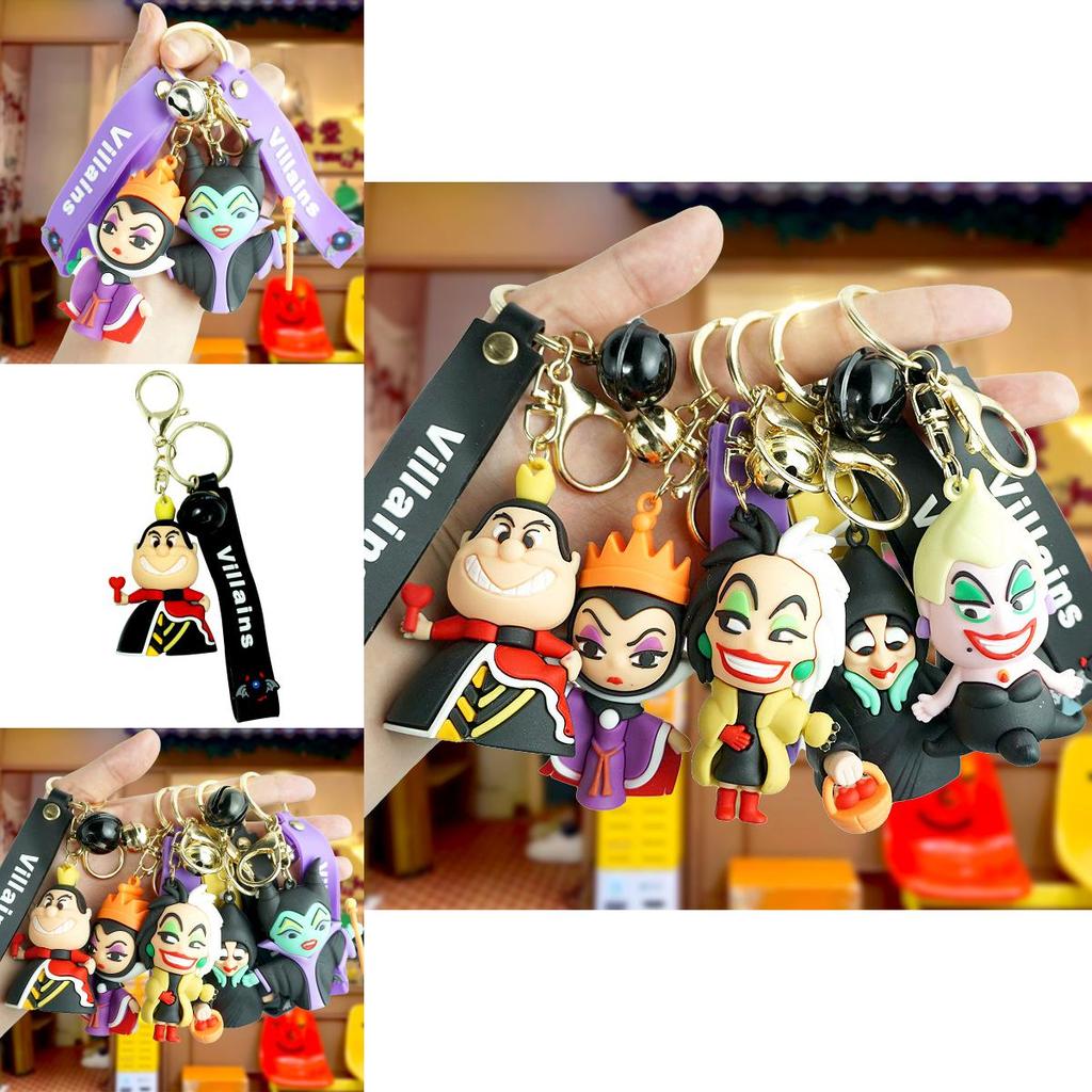 Cute Cartoon Villain Witch Keychain Unique Pvc Bag Charm For Men And Women
