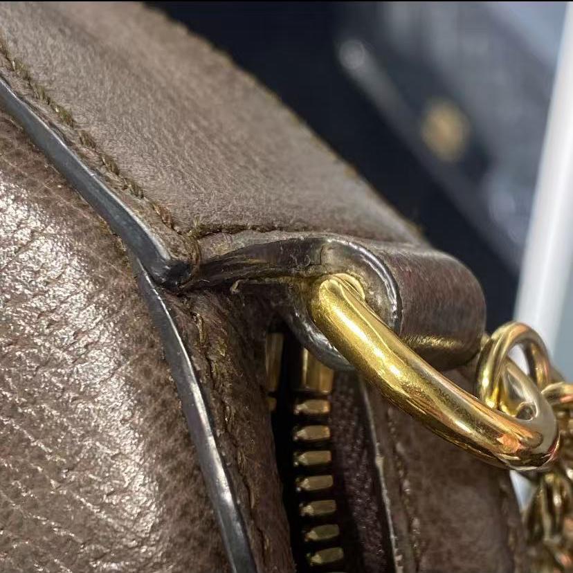 [Pre-Owned] Gucci Ophidia GG Mini Round Bag 'Beige' - Very Good #LBTXRO