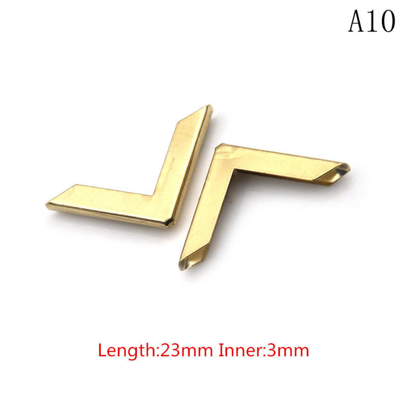 12PCS Attractive And Durable Metal Book Corner Scrapbooking Protectors Albums Folder File