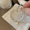 Korean Freshwater Pearl & Sterling Silver Bracelet for Women – High-Gloss, Versatile, and Elegant Hand Jewelry