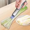 Taglia cipollotto Acciaio Inossidabile Coltello per Cipollotto Tritato Taglia Erbe Multi-lama Coltello Multifunzione da Cucina per Verdure Cipolla Aglio
