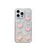 Bow Tie Butterfly Pearl Glitter Mobile Phone Case Is Suitable For Apple 16Promax Transparent Iphone17 Small Fresh And Fashionable