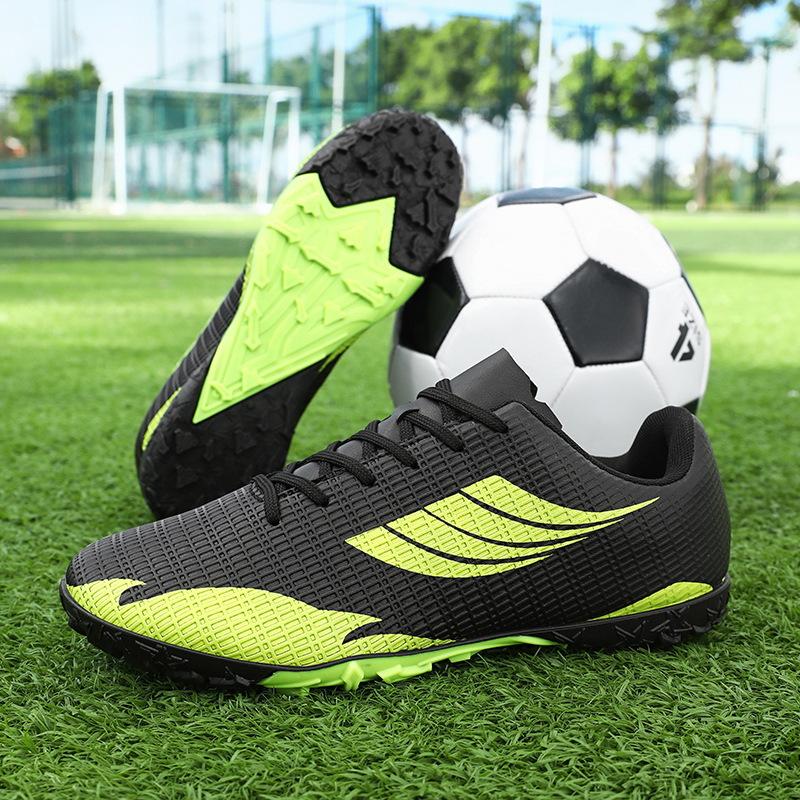 

Short nail training football shoes low top leather surface broken nail football sports shoes low top youth sneakers size 31-45 45