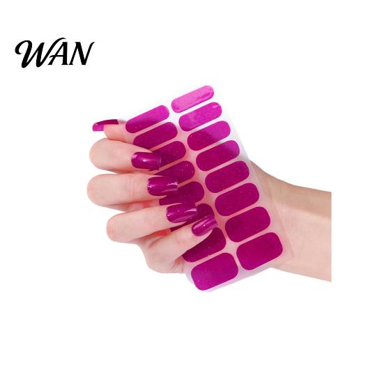 Nail Polish Strip Glitter Strips with File Easy Apply Remove Self Adhesive Women DIY Full Sticker Home Manicure Art Decoration Wrap Peel Stick Nails