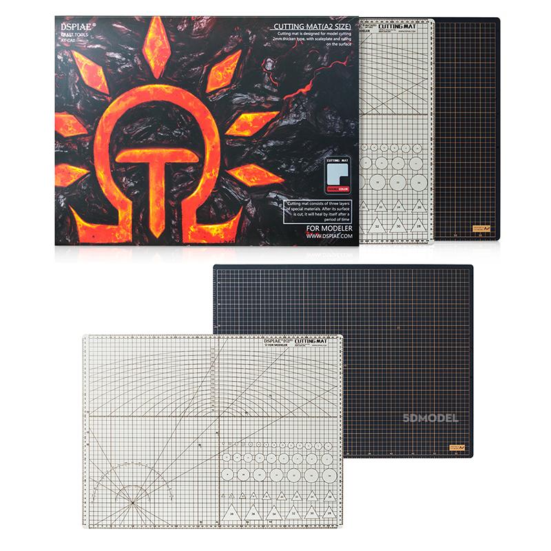 DSPIAE Skärverktyg AT-CA2 AT-CA3 AT-CA4 Skärmatta (2 mm tjocklekstyp) Skrapbok Stämpling Nya Handverktygsdelar