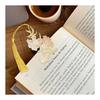 Elegant Metal Bookmark with Tassel - Unique Floral Design, Durable & Exquisite Craftsmanship for Books, Planners, Students, Teachers - Perfect Gift