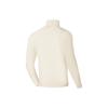 Lining Fitness Series Solid Color Logo Zip Stand Collar Sweatshirt Men Sweatshirt Swan-White AWDSB83-2