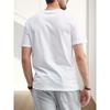 European sizes Men's Comfortable Crew Neck Top, Classic European and American Pattern, Men's Sporty Casual Slightly Stretchy T-Shirt