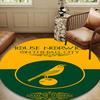 Nor-wich Football Club Crest Round mat Home Decor, Chair rug For livingroom,Bedroom, doormat home decor Birthday Gift Christmas Gifts