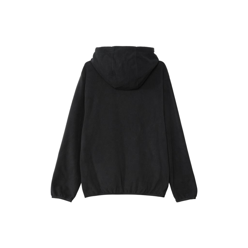 Nike Swoosh Logo Patchwork Fleece Hoodie Men Hoodie Black DQ4893-010