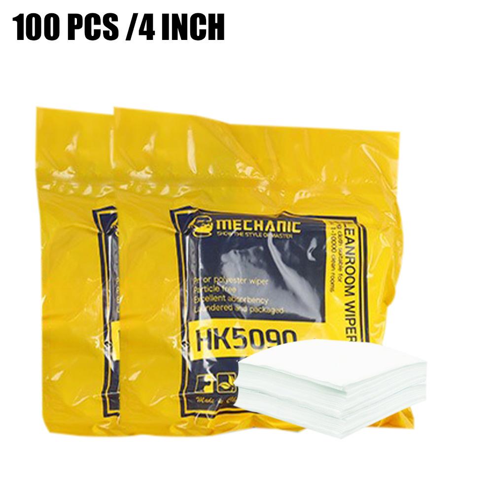 MECHANIC HK5090 Dust-free Wiper Soft Cleanroom Anti-static Cloth Soft LCD Screen Microfiber Wipe Fabric Clean Phone Repair
