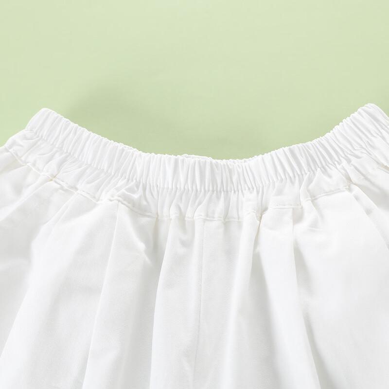 Girl's Ruffle Vest & Shorts Summer Set