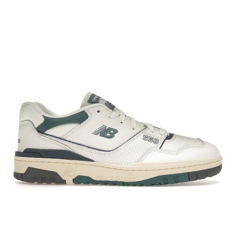 New Balance 550 Mini Logo Pack - New Spruce Unisex Sneakers White Sea-Salt Calcium BB550PTB 40.5