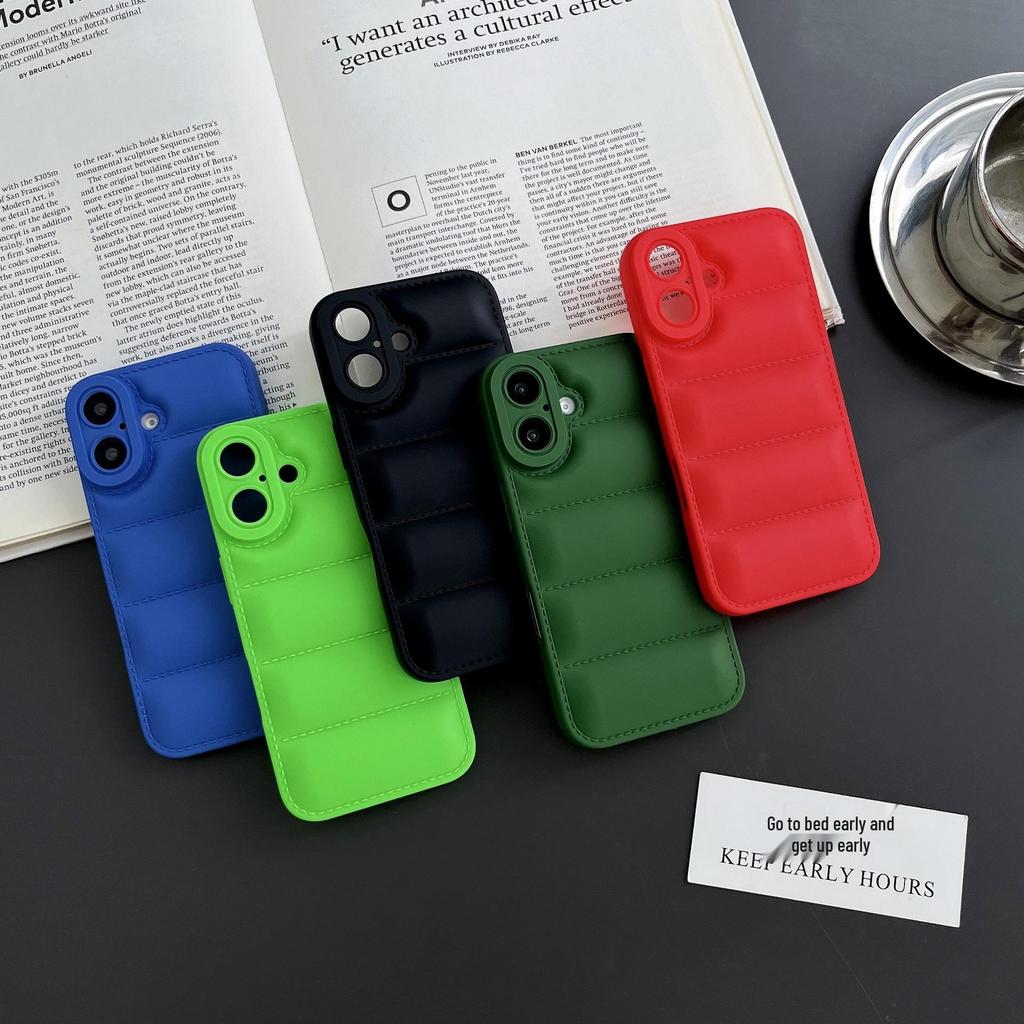 Solid Color TPU Drop-Proof Protective Case for Apple iPhone 11/12/15 Pro/16