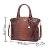 Portable Crossbody Retro Women's Bag Multicolor Crocodile Brahman