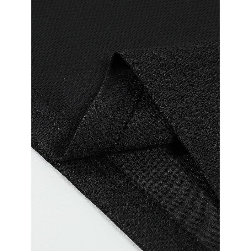 European Sizes Men's Trendy Minimalist Blank Short Sleeve T Shirts, Casual Basic Style Tops, Oversized Loose Breathable
