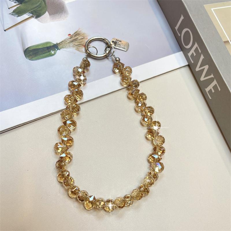 Water Crystal Phone Lanyard With Pvc Chain For Women And Men Personal Accessories