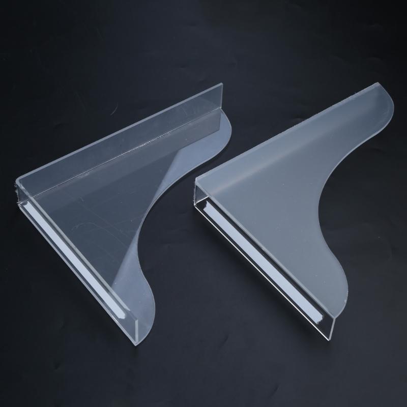 2pcs/set Bathroom Splash Cover Multipurpose Bathtub Splash Cover Supplies for School Office Dormitory Countertop