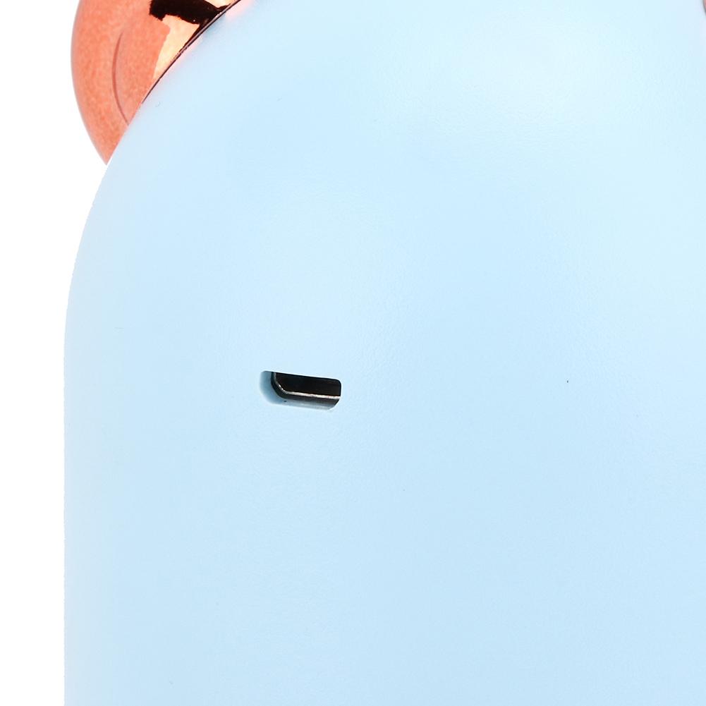 Desktop Air Humidifier USB Cute Household Air Atomizer 220ml Blue with Light