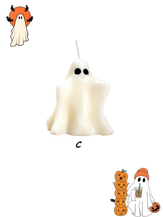 1/2pcs Halloween Ghost Candle Handcrafted Scented Candle Atmosphere Candle With Spooky Design Gift Fragrance Candle Party Decor