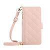 For Google Pixel 9 Pro XL 9 8 7 Pro 9A 8A 7A 6A Wallet Case with Mirror, Wristlet & Crossbody Strap, Zipper Card Holder Cover