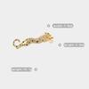 Western Liang Leopard Brooch: Zircon & Freshwater Pearl Pin