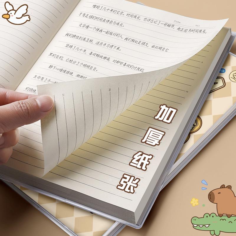 High-Value A5 Student Office Notebook with Thickened Personalized Plastic Cover