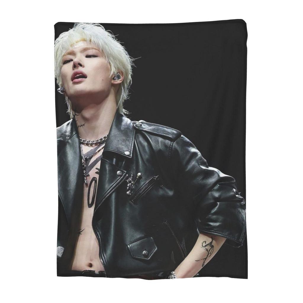 Mingi Ateez Spin Off From The Witness Halazia Blankets Soft Warm Flannel Throw Blanket Cover for Bed Living room Home Sofa