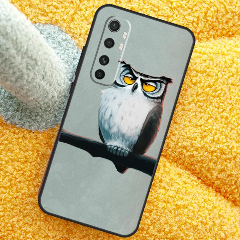Cute Owl Cartoon Case For Xiaomi 15 14 Ultra 13T 14T 15T Pro 17 Pro Max Cover For POCO X7 Pro X5 X6 F5 F6 F7