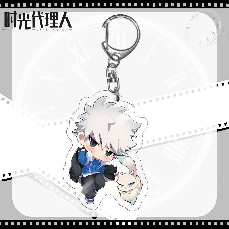 6CM Anime Link Click Shiguang Daili Ren Cosplay Schlüsselanhänger Cheng Xiaoshi Lu Guang Acryl Figur Anhänger Schlüsselanhänger Geschenk für Fans