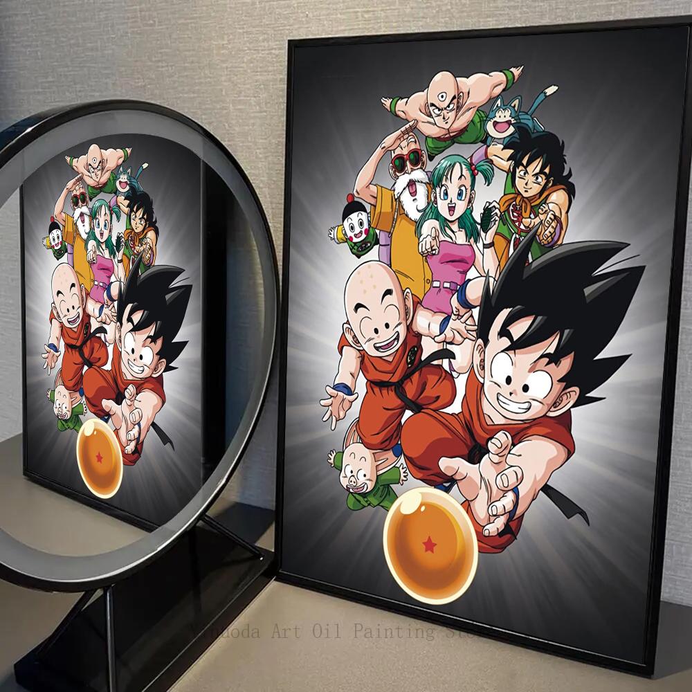 

1 шт. Dragon Ball Аниме Плакат Плакат Наклейки Искусство Настенные Росписи Декор Игровая Комната Декор Подарки Каваи HD Картина Кошачьи Машины 21cm×30cm NoFrame