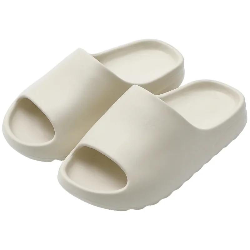 Pantoufles de mode pour hommes et femmes Nouvelles semelles épaisses EVA brillantes Noix de coco Intérieur Maison Résistant à l'usure Extérieur Antidérapant Chaussures pour enfants