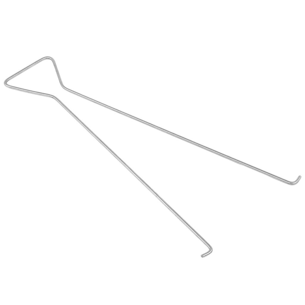 Stainless Steel Golf Hole Cup Picker Putting Green Double Hook Golf Training Aids Accessories