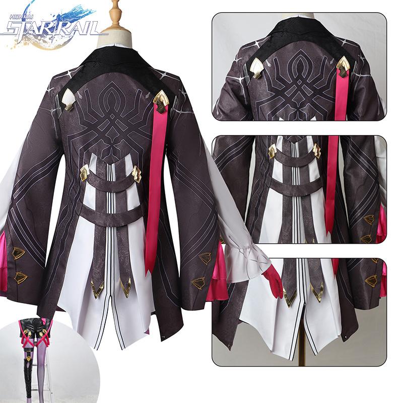 Honkai Rail Star Kafka Game Cosplay Costume Halloween Party Comic Con Up Dress