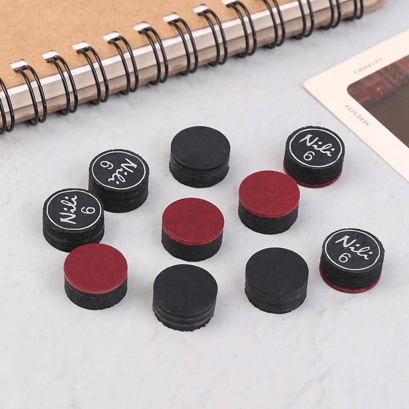 5 ks 14mm špička tága 6 vrstev Kvalitní kožená špička tága pro pool a kulečník Špička tága pro devítku Špička tága pro snooker Kulečníkové příslušenství