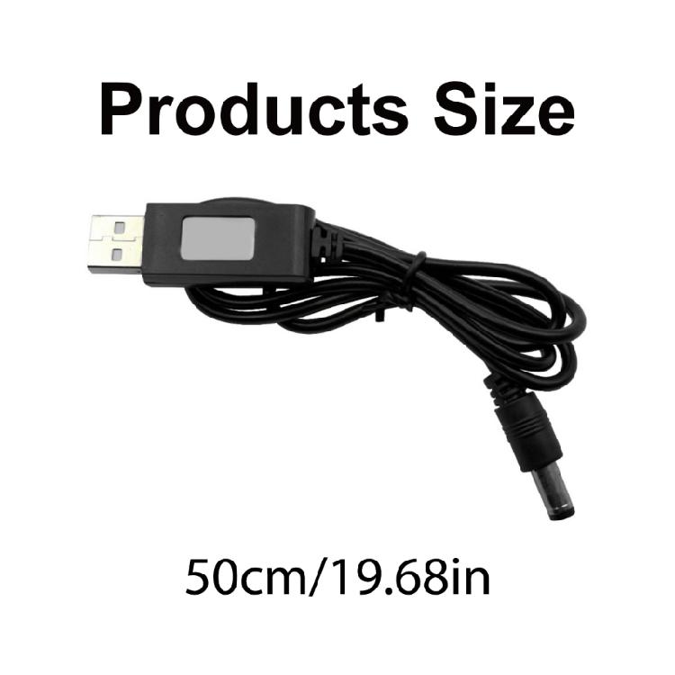 Multi Plug 3.5/5.5/USB 5pin USB Charging Cable for 3.7V Li Batteries with Charging Management and Auto Disconnection