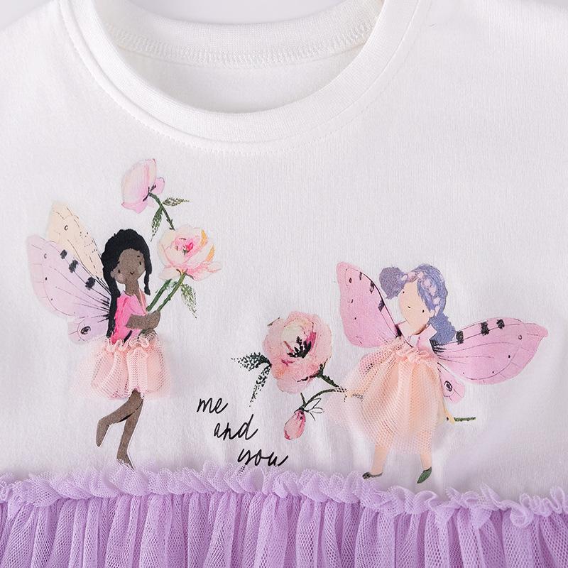 Toddler Tutu Dress for Girls Tulle Dresses Ruffle Tiered Swing Twirly Summer Sundress with Flutter Sleeves Casual Party Tulle Sundress for Kids