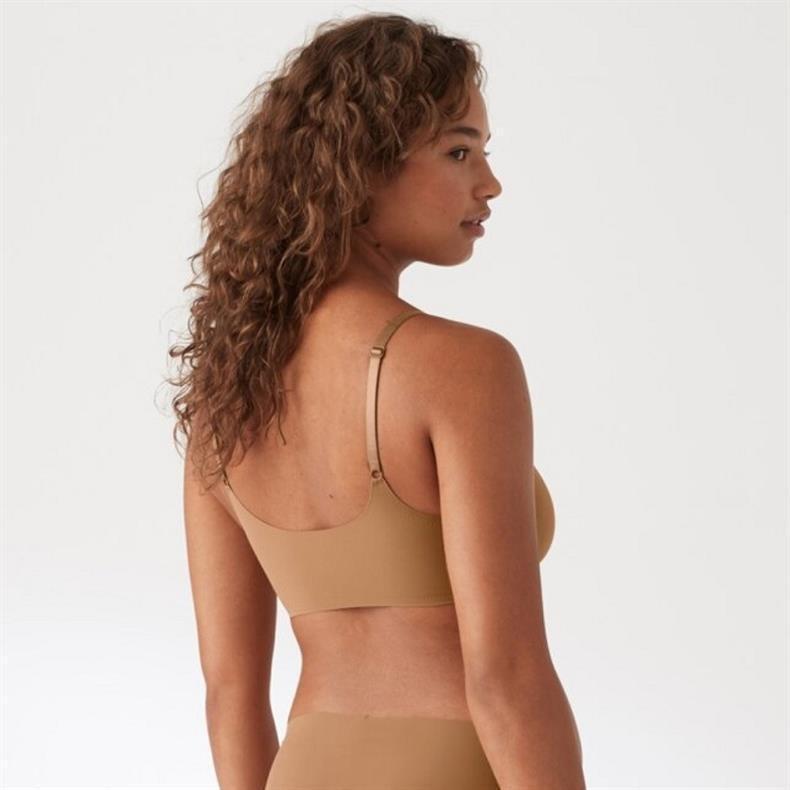 Nahtloser Damen-Büstenhalter im Weste-Stil - Übergröße, Atmungsaktiv, Bequem, Dünn, Großer Busen, Schöner Rücken