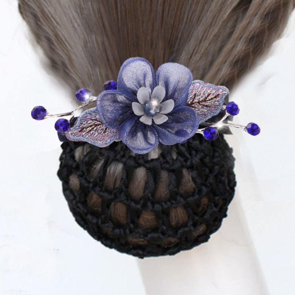 

Заколка для хвоста Корейский пучок снуд головной убор заколки для волос Чехол сетка Винтажный женский весенний зажим для девочек red-coarse net