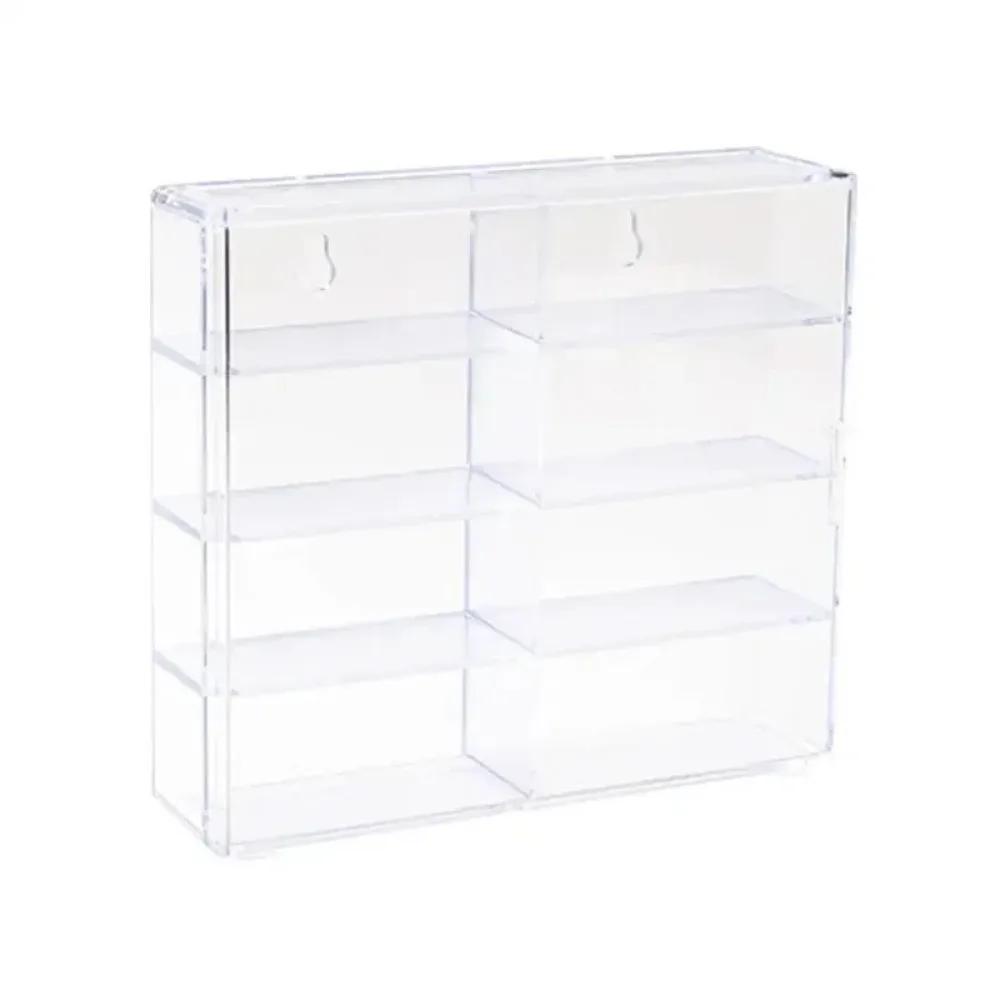 

Acrylic Car Display Box 1:64 For Hot Wheels Car Model Toy 8 Grid Cabinet Rack Dustproof Stackable Car Storage Boxes Transparent