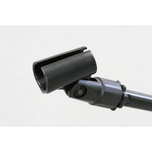 Kikutani MS-206B Short Boom Microphone Stand, Compatible with Straight Stands, Includes Microphone Holder and Carrying Bag, Black