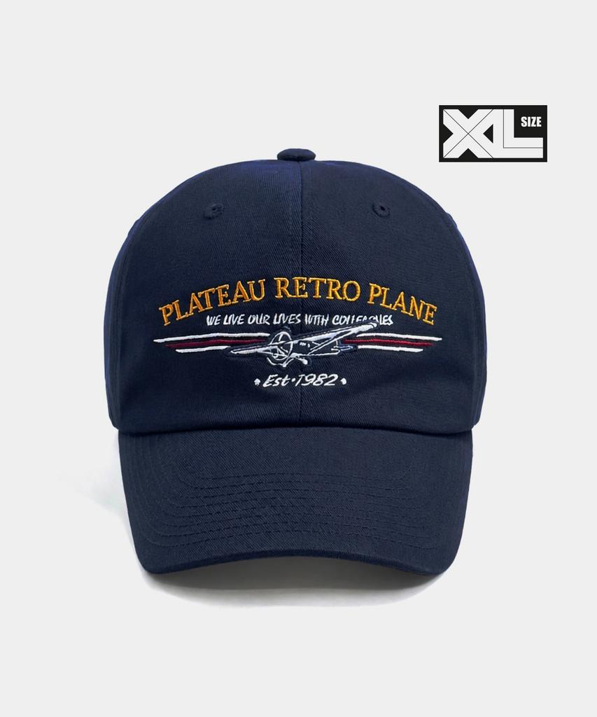 Peullaeto Big Size Ball Cap Xl Plateau Rp Vtg Cap Navy
