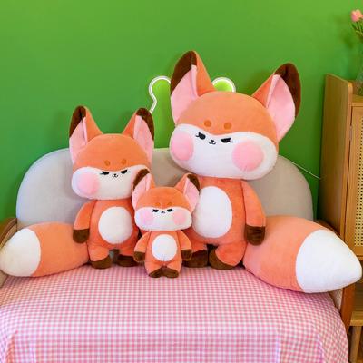 Brinquedo de pelúcia Boneca de pelúcia fofa de raposa como presente de aniversário para seu melhor amigo