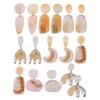 4Pcs Geometry Resin Earring Jewelry Casting Mold Silicone Pendant Mold Diy Crafts Mold Jewelry Crafts Supplies for Women