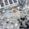 5+18mm Sequin Mesh Lace Fabric for Sewing High Quality Wedding Party Dress Clothing Patchwork DIY Apparel Sewing Supplies