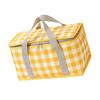 Insulated Picnic Bag with Zippered Top Reusable Beach Coolers Bag Large Capacity Insulated Camping Coolers Storage Bag