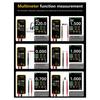 HHO-Graphic Digital Oscilloscope Multimeter High-Precision Resistance Voltage Capacitance Hz Continuity Tester Multitester