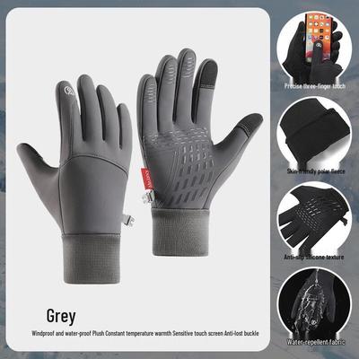 Ankela KGC1 Unisex Winter Touchscreen Wasserdichte Fahrradhandschuhe